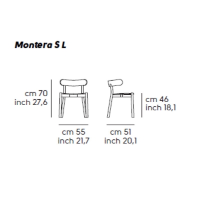 Sedia Montera S L TS - Midj 2