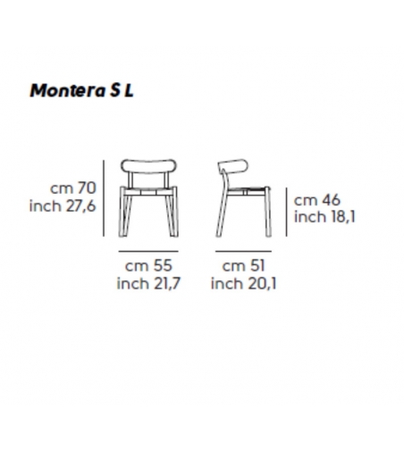 Chaise Montera S L TS - Midj
