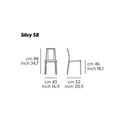 Stuhl Silvy SB M CU - Midj 2