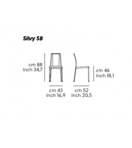 Sedia Silvy SB M CU - Midj