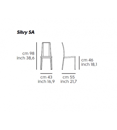 Chaise Silvy SA M CU - Midj