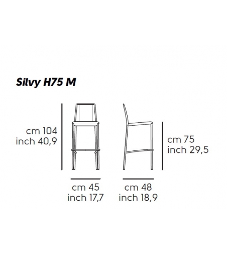 Silvy M CU Stool - Midj