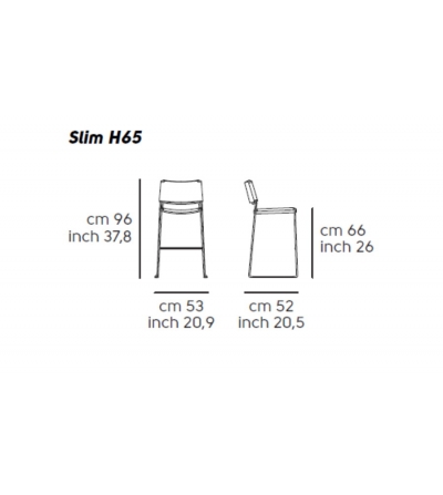 Taburete H65-H75 M CU - Midj 2