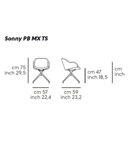 Sessel Sonny PB MX TS -Midj