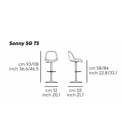 Taburete Sonny DPB TS - Midj 2