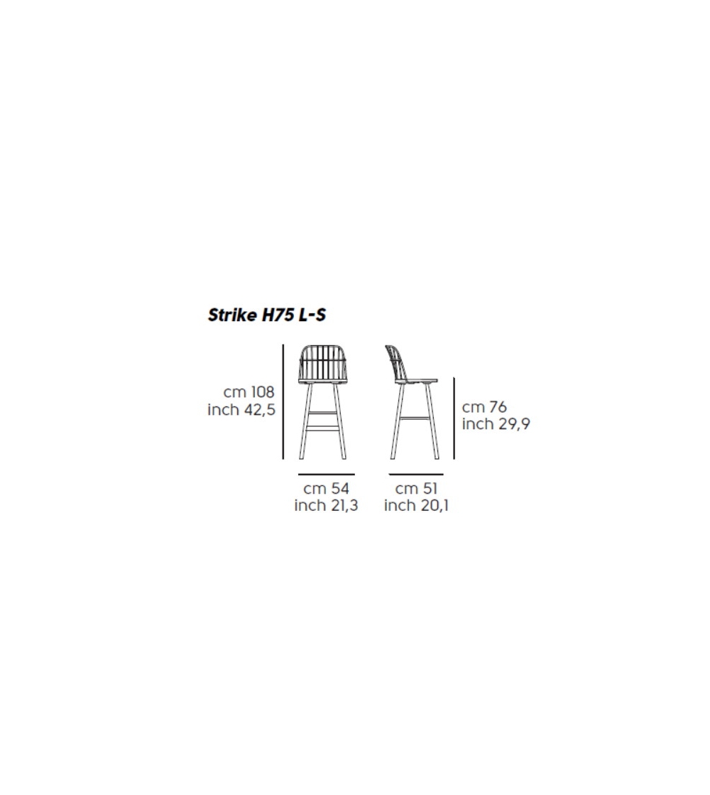 Chaise Strike S L  - Midj