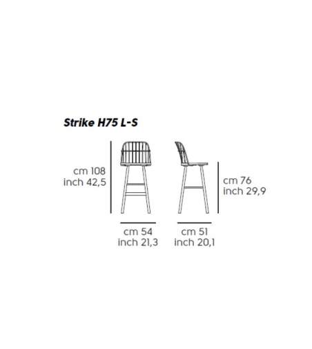 Chaise Strike S L  - Midj