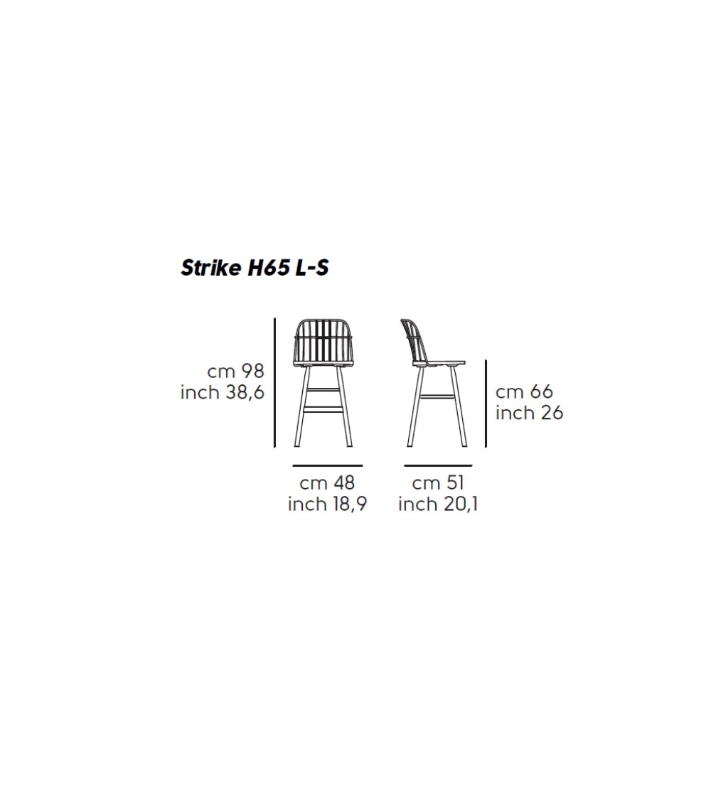 Sgabello Strike H65/H75 - Midj