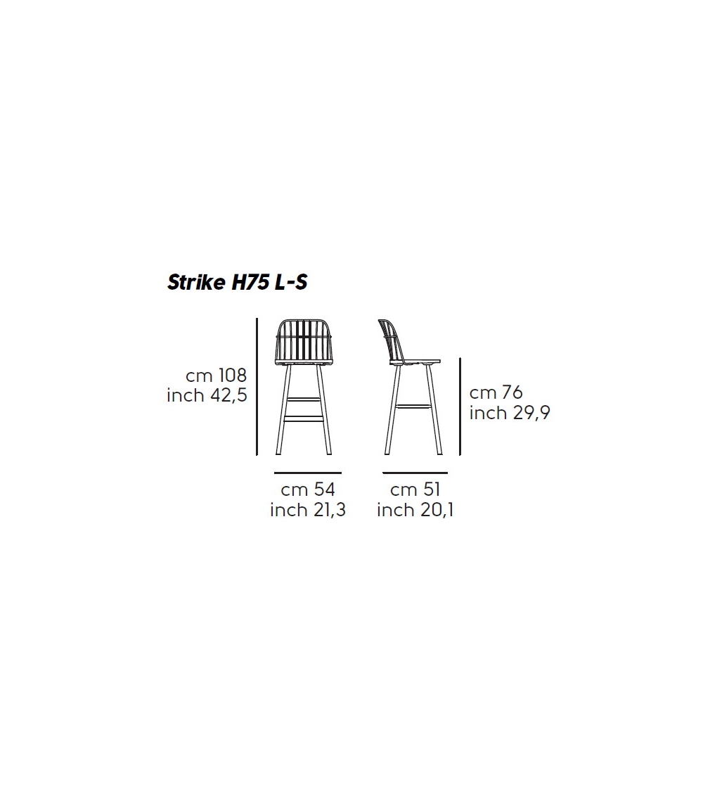 Strike H65/H75 Stool - Midj