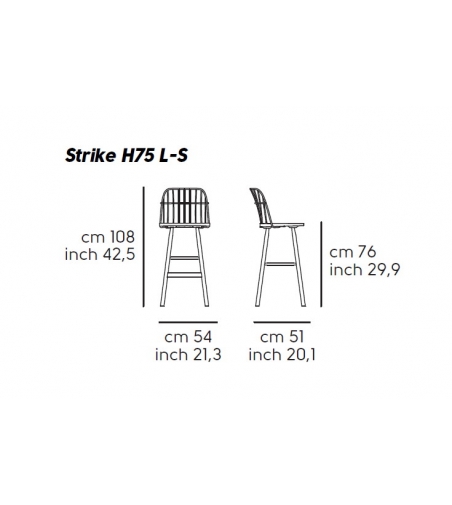 Strike H65/H75 Hocker - Midj