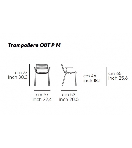 Trampoliere Out P M Armchair - Midj