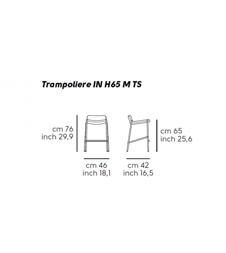 Hocker Trampoliere IN H65/H75 MTS - Midj