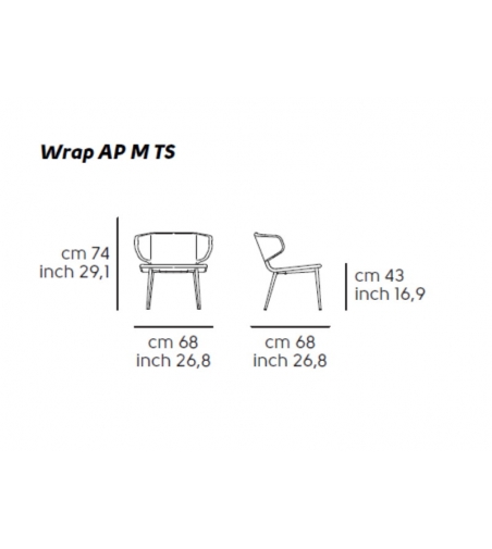 Chaise Lounge Wrap AP M TS - Midj