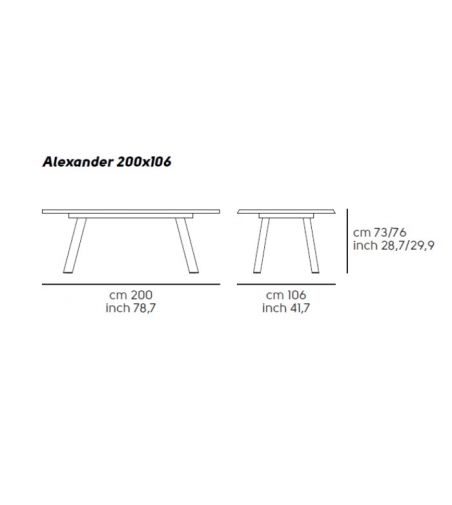 Table Fixe Midj Alexander