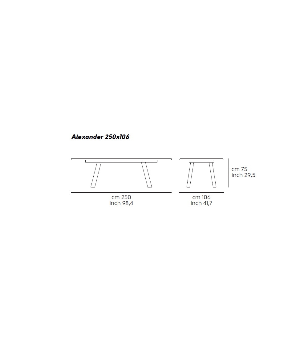 Fixed Table Midj Alexander