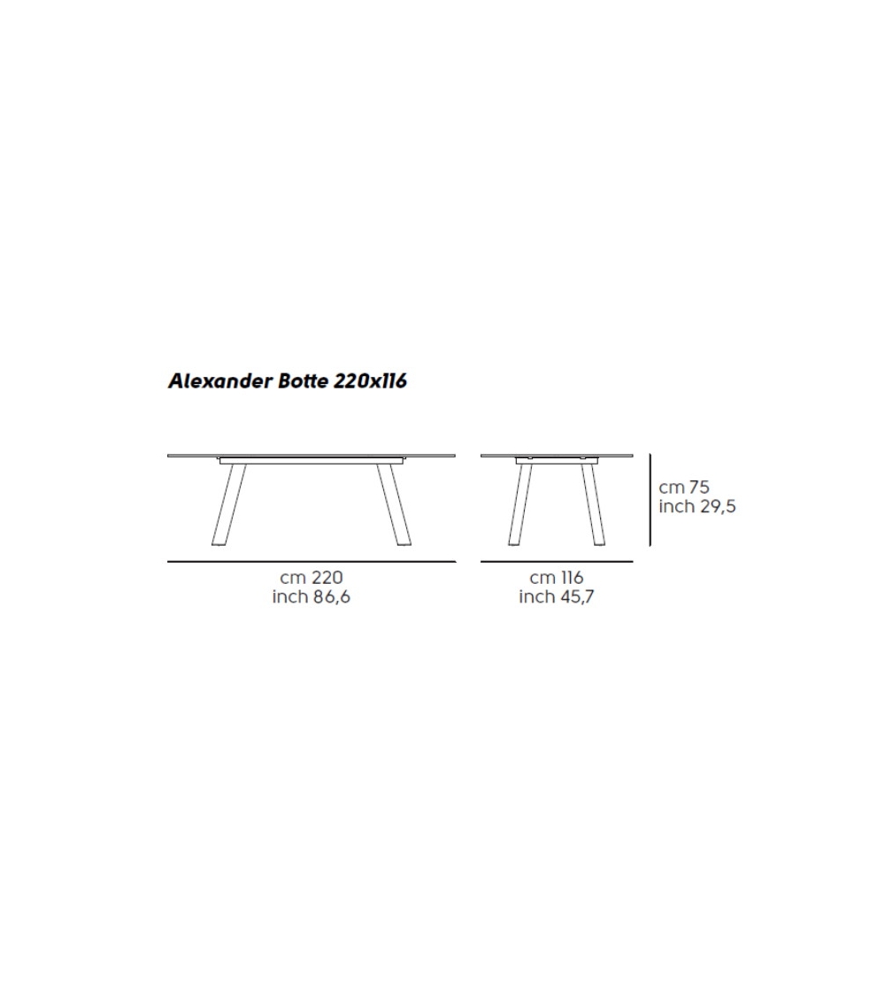 Tavolo Alexander Botte Midj