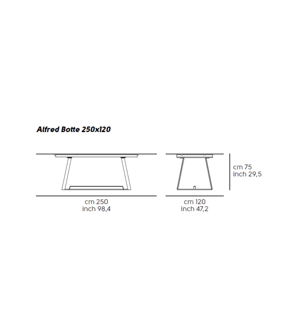 Table Alfred Botte - Midj