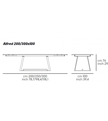 Mesa Extensible Alfred  - Midj