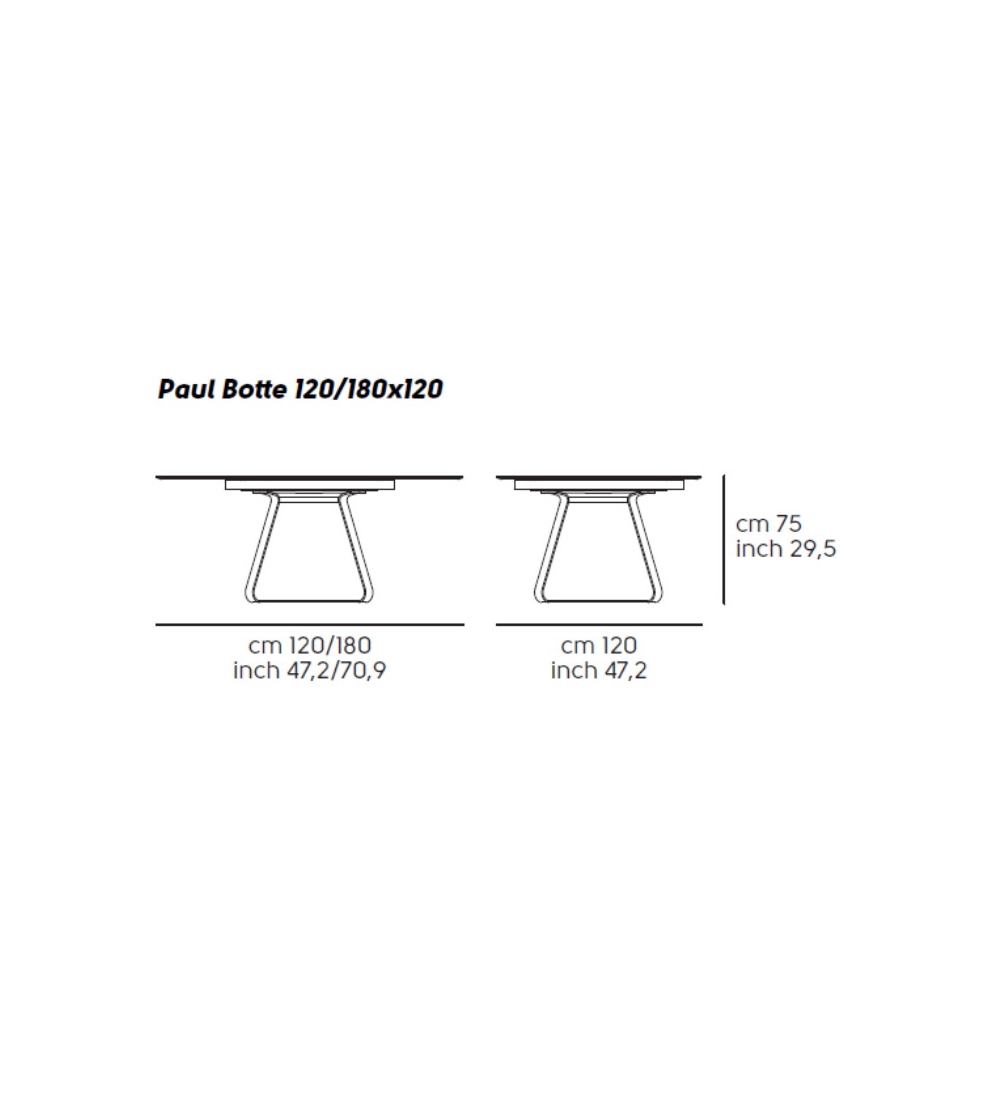 Mesa Extensible Paul Botte - Midj
