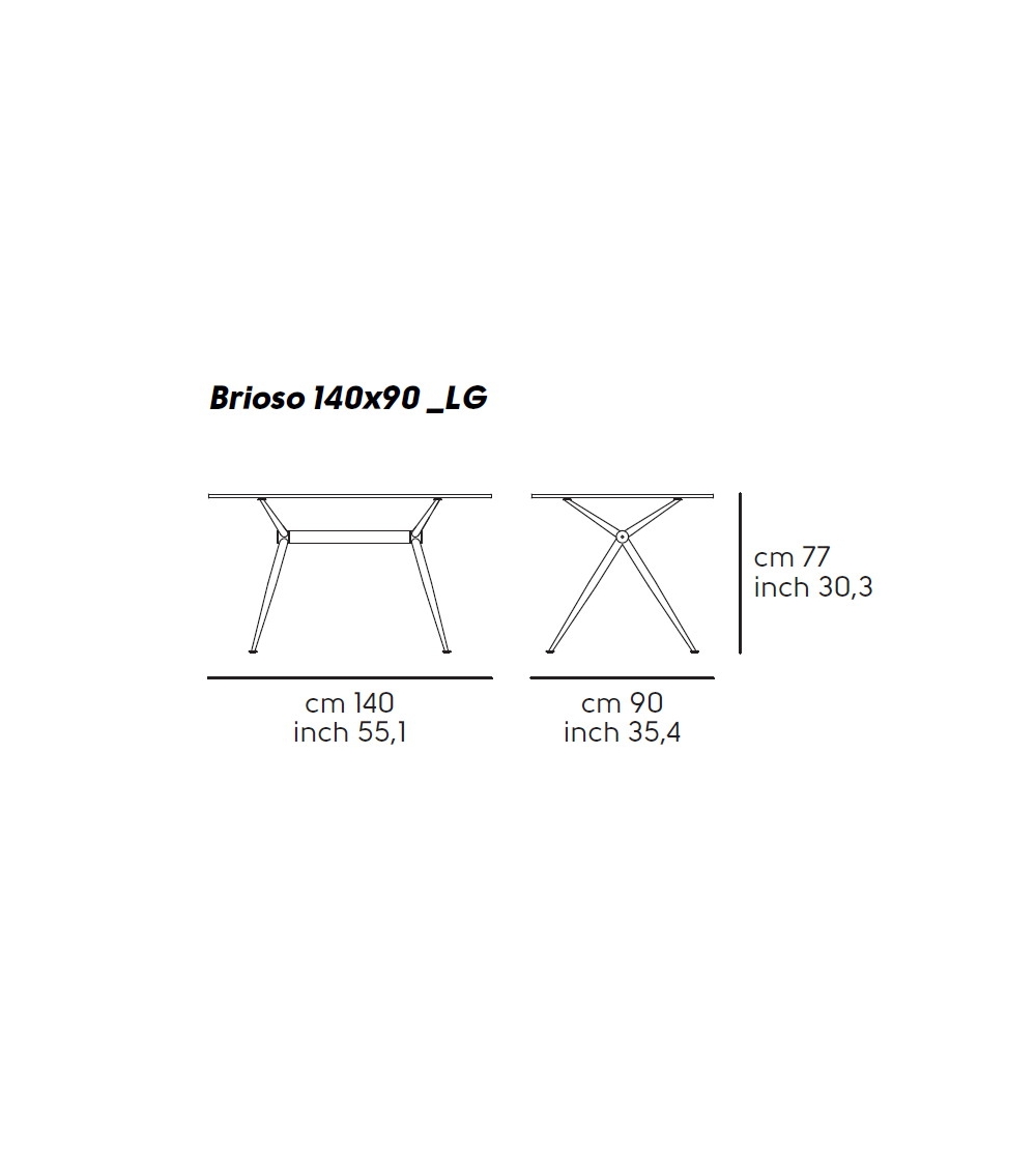 Table Brioso en bois - Midj