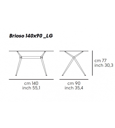 Brioso Holztisch- Midj