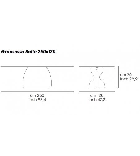 Gran Sasso Table - Midj