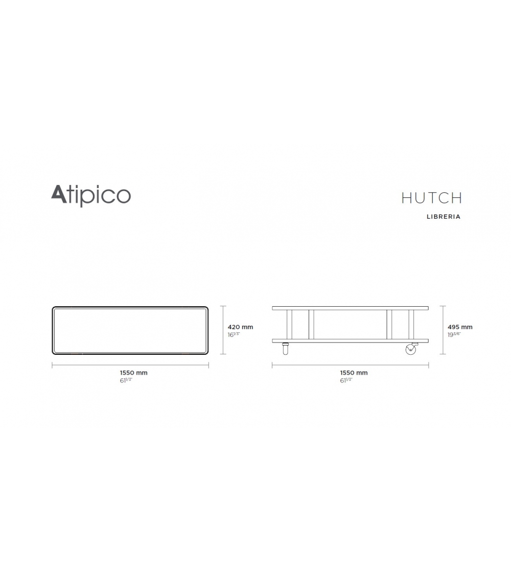 Mobile Multiuso Hutch - Atipico