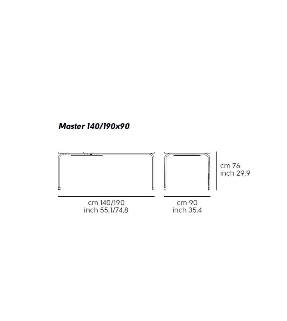 Extendable Table Master Midj