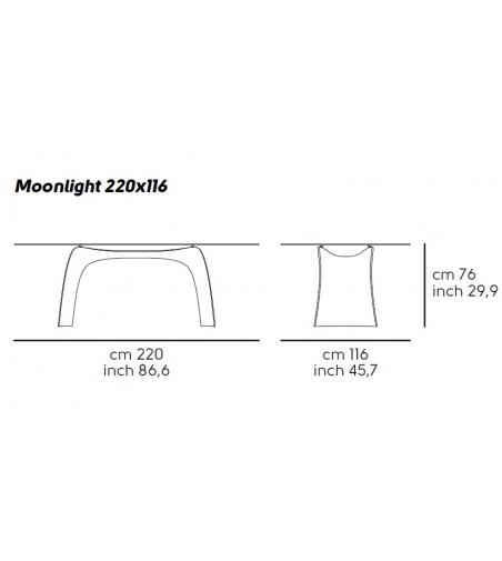 Tisch Moonlight Midj