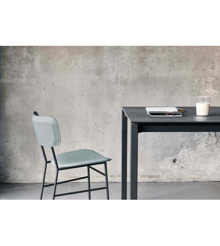 Mesa extensible de melamina More - Midj