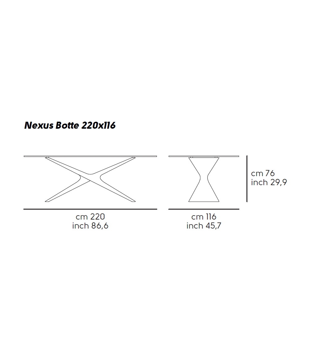 Nexus Botte Tisch - Midj