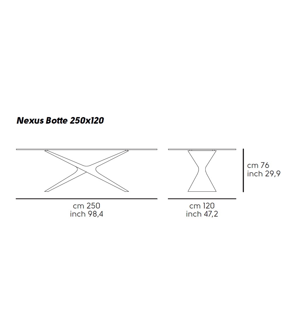 Nexus Botte Tisch - Midj