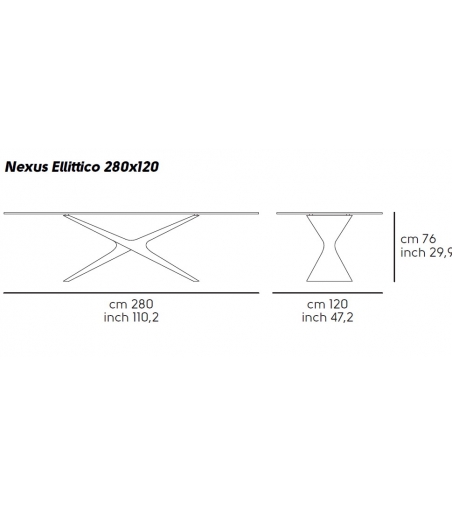 Mesa Nexus Elíptico - Midj