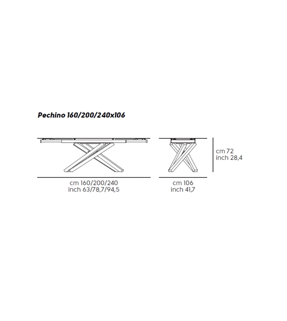 Mesa Extensible Pechino Midj