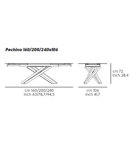 Table Extensible Pechino Midj