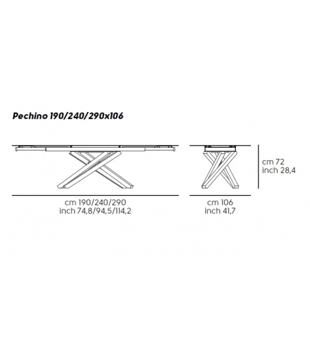 Table Extensible Pechino Midj