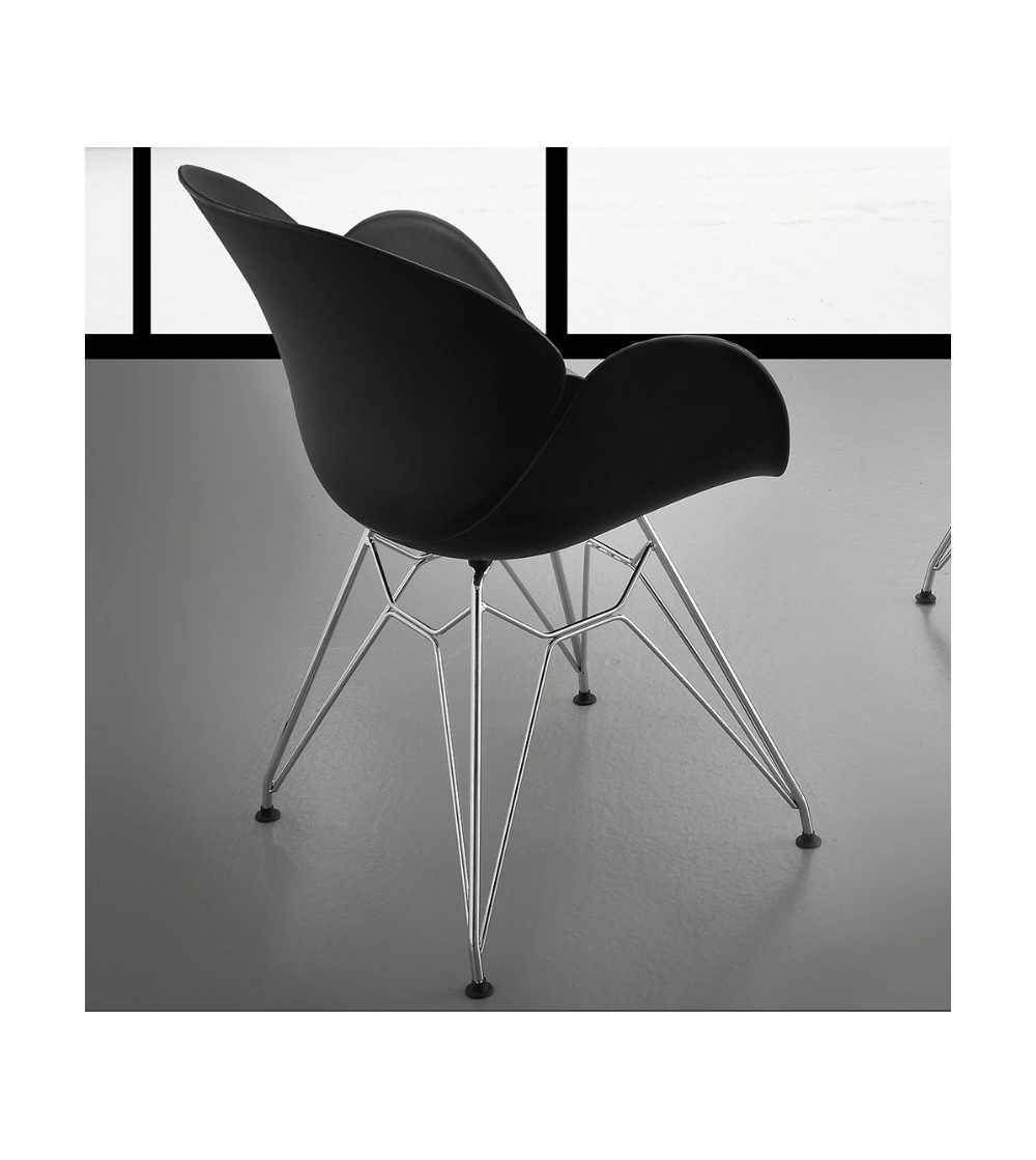 Fauteuil Lotus Metal La Seggiola