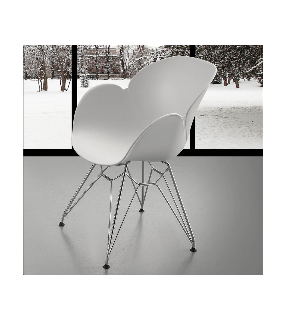 Lotus Metal La Seggiola Armchair