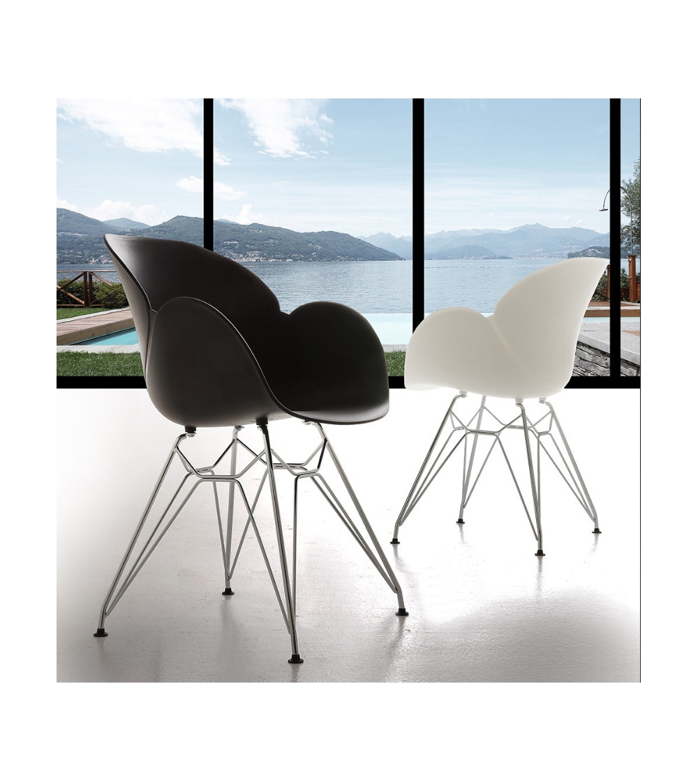 Sillón Lotus Metal La Seggiola