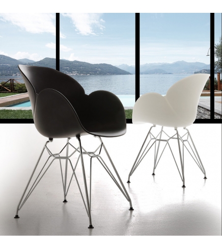 Lotus Metal La Seggiola Sessel