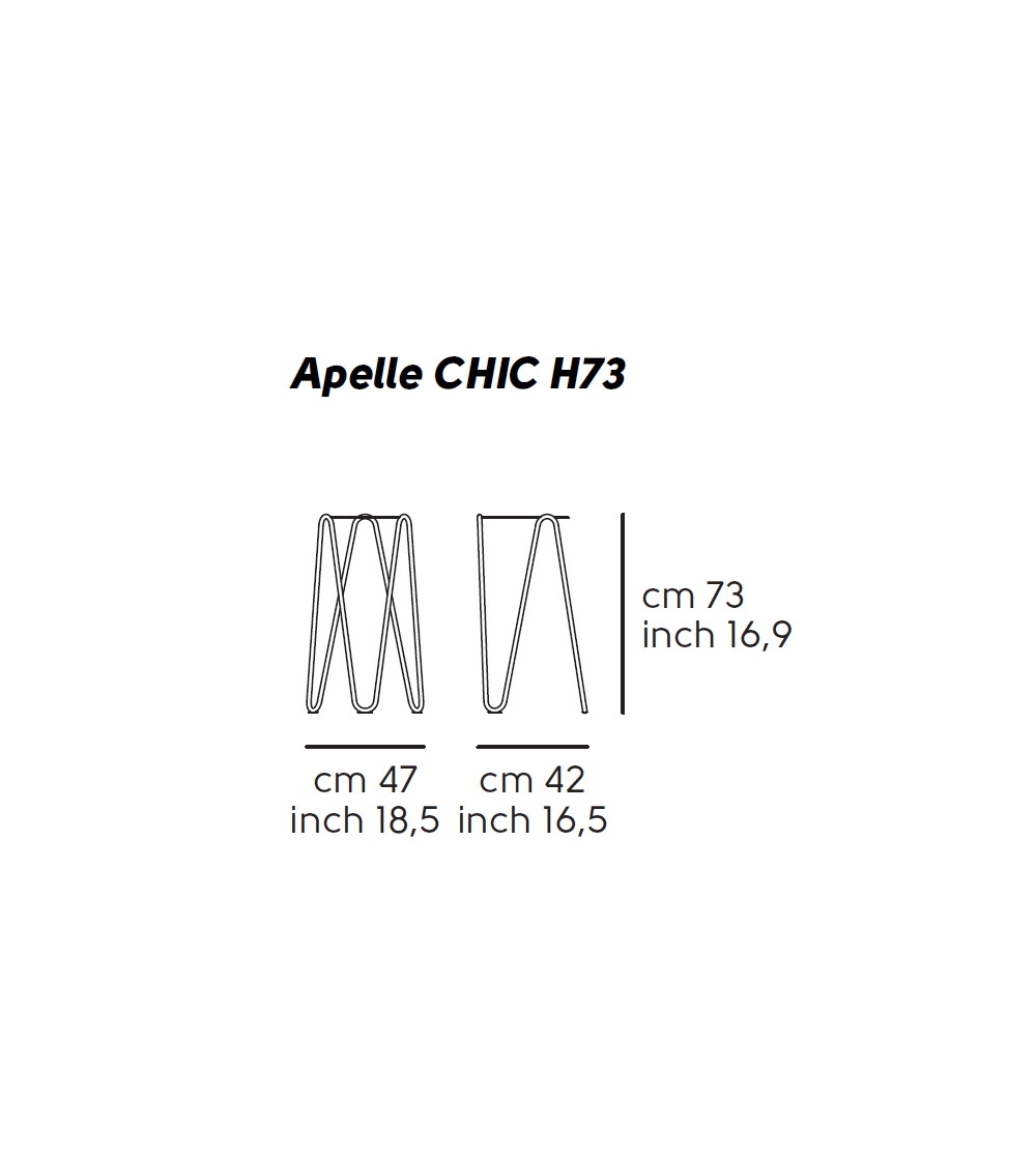 Tavolino Apelle Chic - Midj