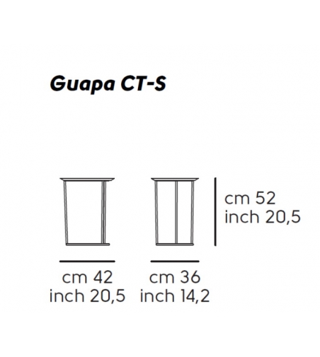 Midj Table Basse Guapa CT S
