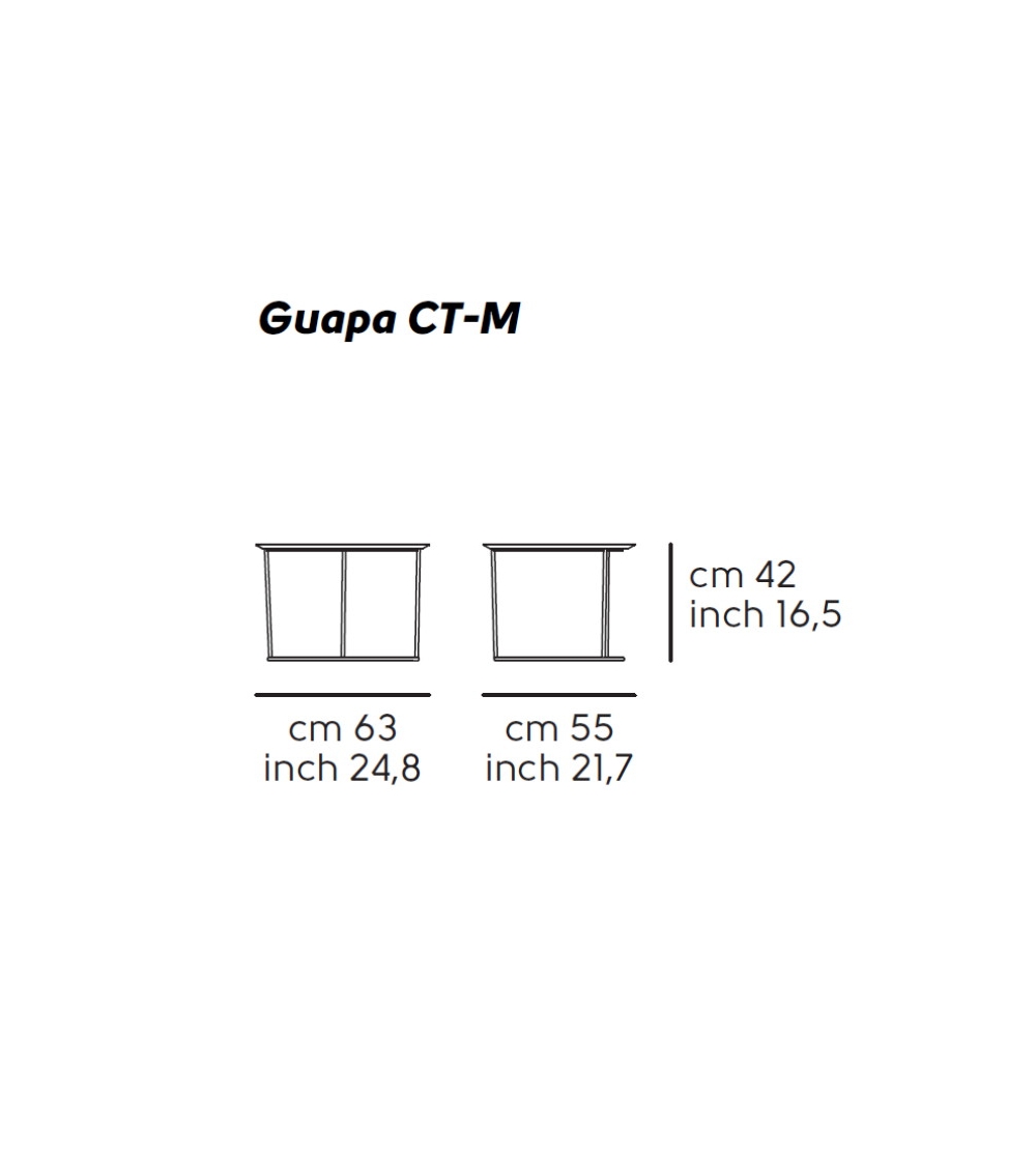 Midj Table Basse Guapa CT M