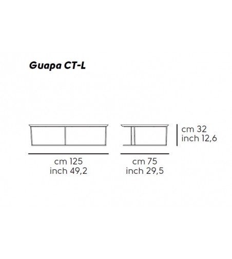 Midj Couchtisch Guapa CT L