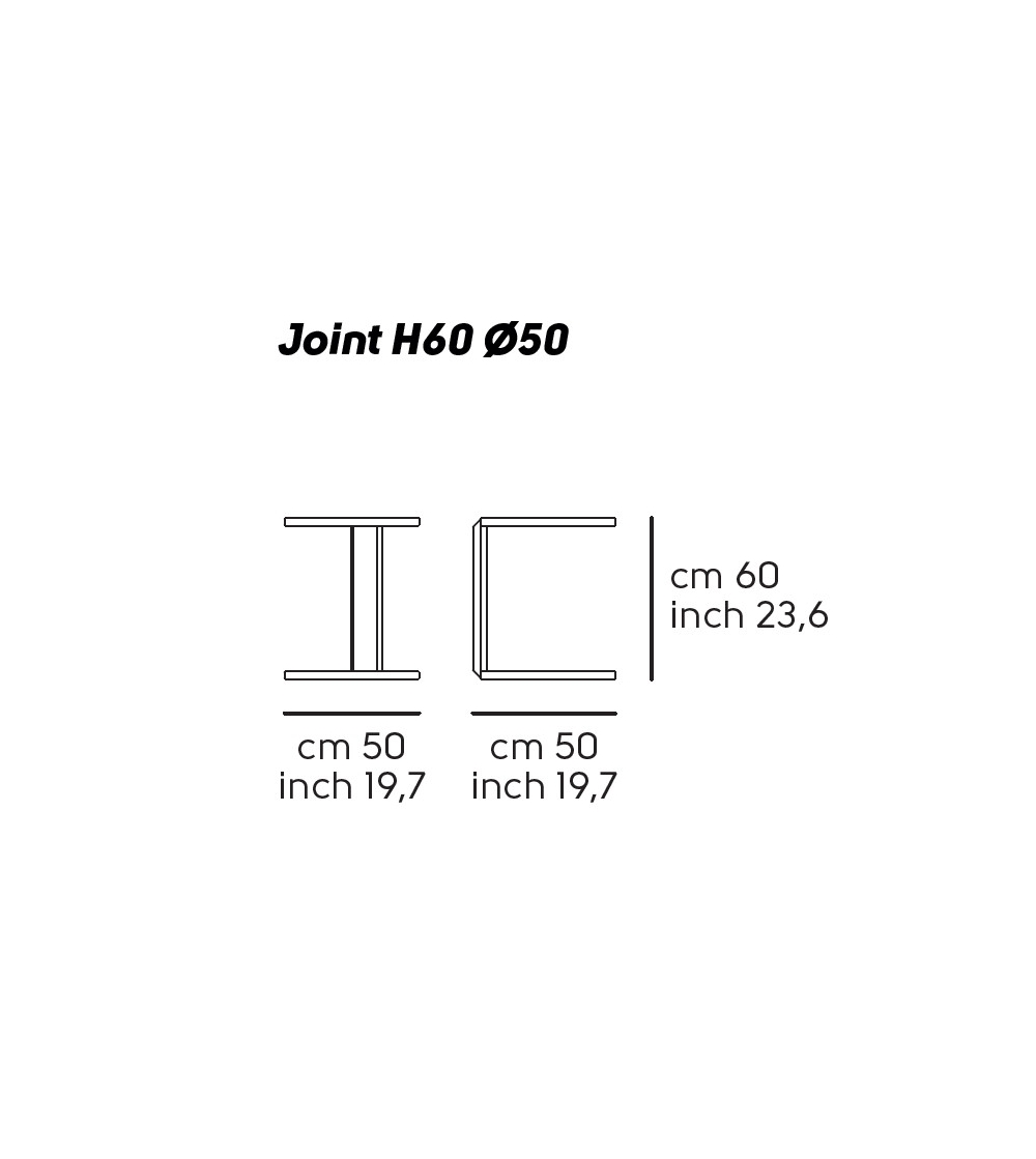 Mesita Joint AL 60 - Midj