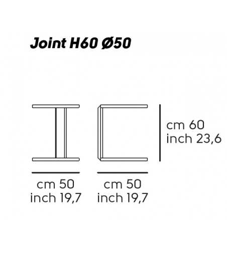 Joint H 60 Couchtisch - Midj