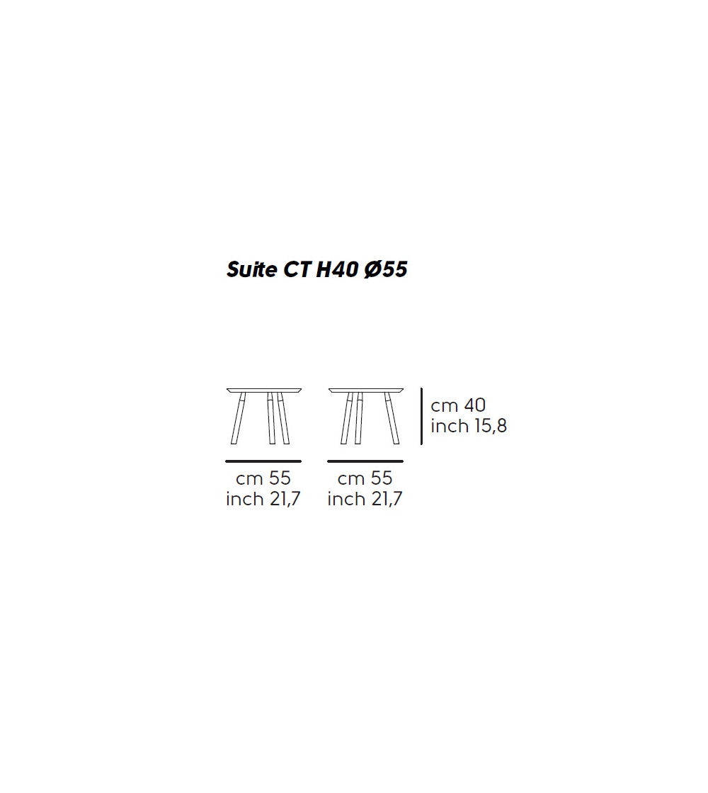 Table Basse Ronde Suite - Midj