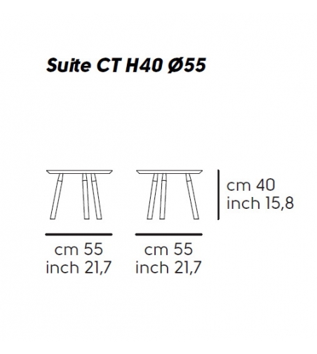 Suite Round Coffee Table - Midj