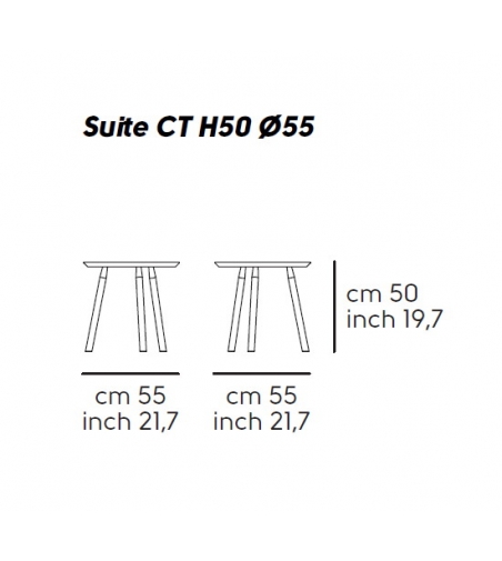 Suite Round Coffee Table - Midj