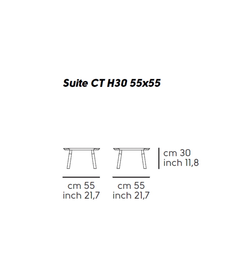 Suite Square Coffee Table - Midj